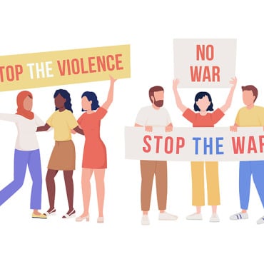 Protest Stop Illustrations Templates 271662