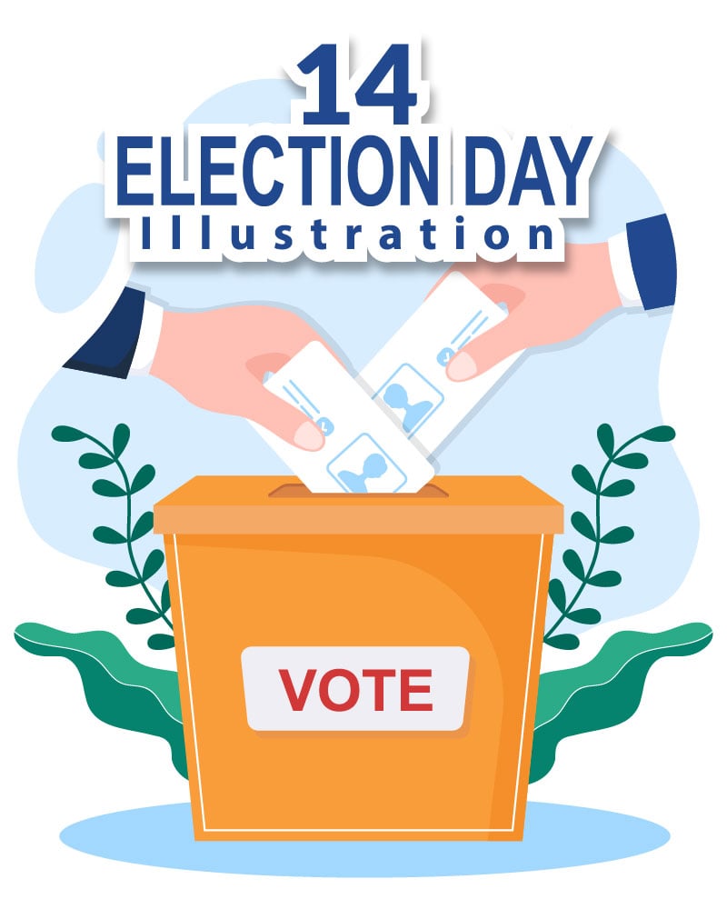 14 Election Day Political Illustration