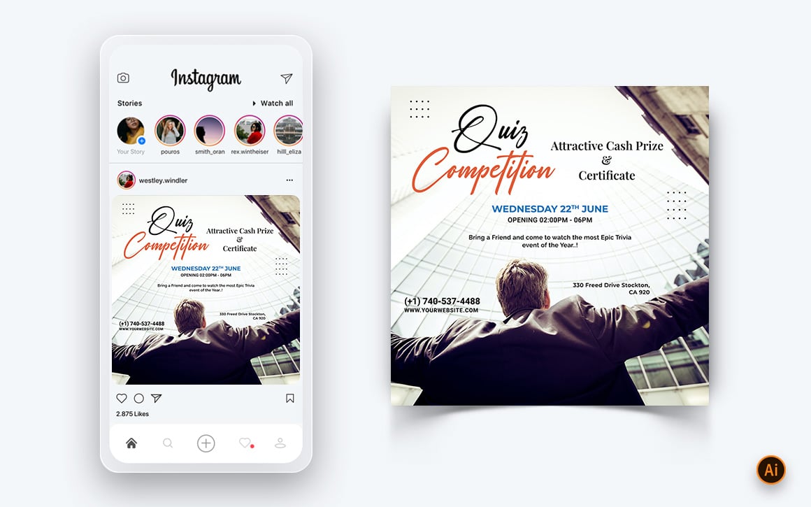 Business Agency Corporate Service Social Media Post Design Template-72