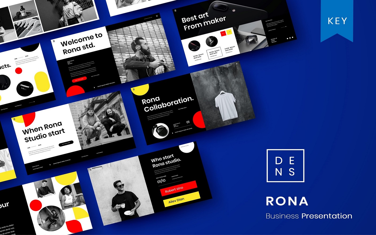 Rona – Busines Keynote Template