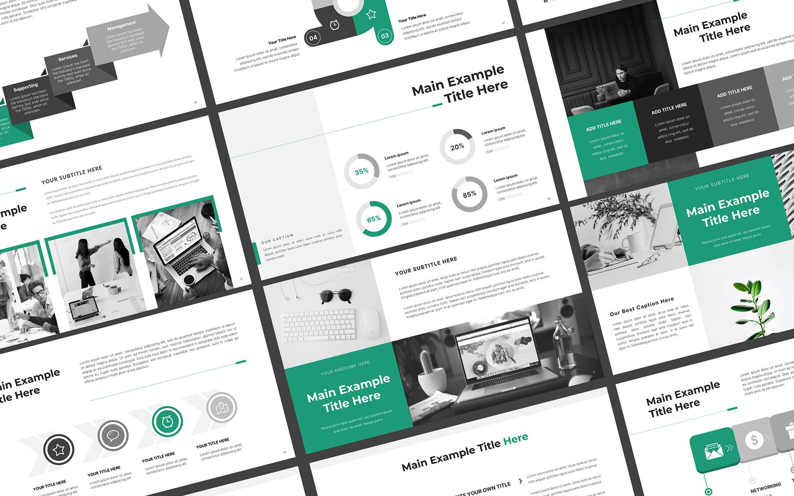 Business Plan Presentation Template Design in Keynote