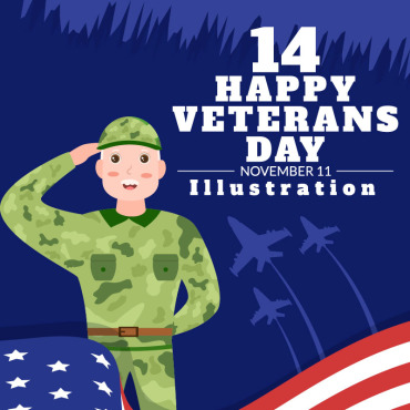 Day Veteran Illustrations Templates 272481