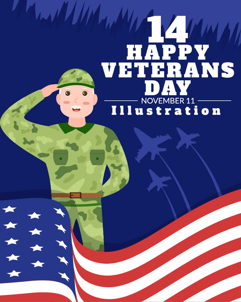 14 Veterans Day Design Illustration