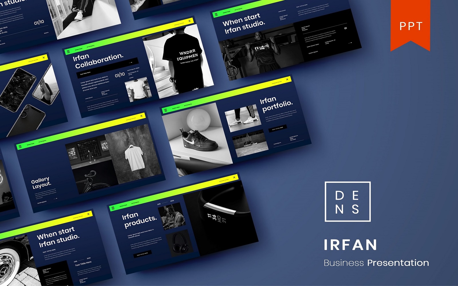 Irfan – Business PowerPoint Template