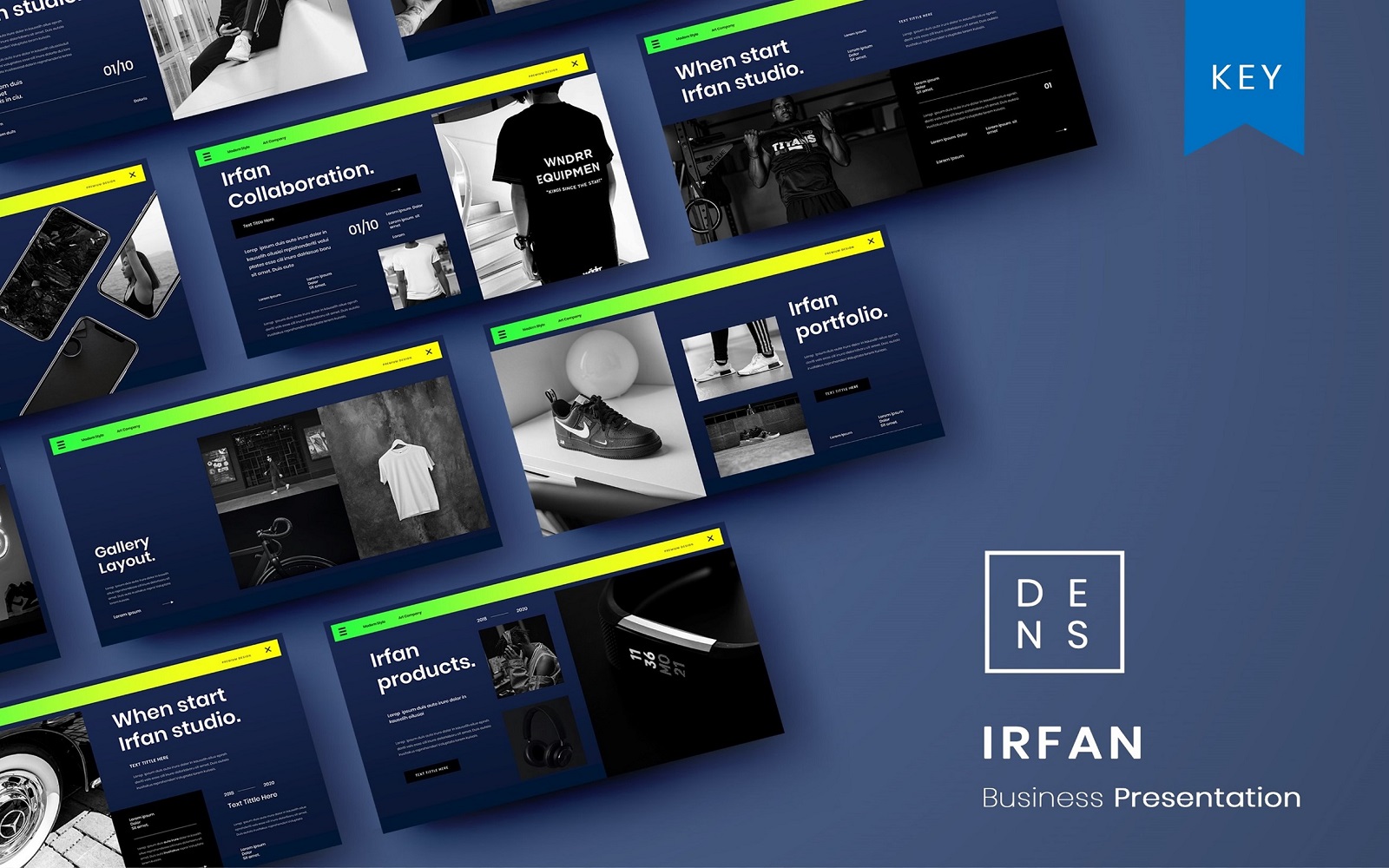 Irfan – Business Keynote Template