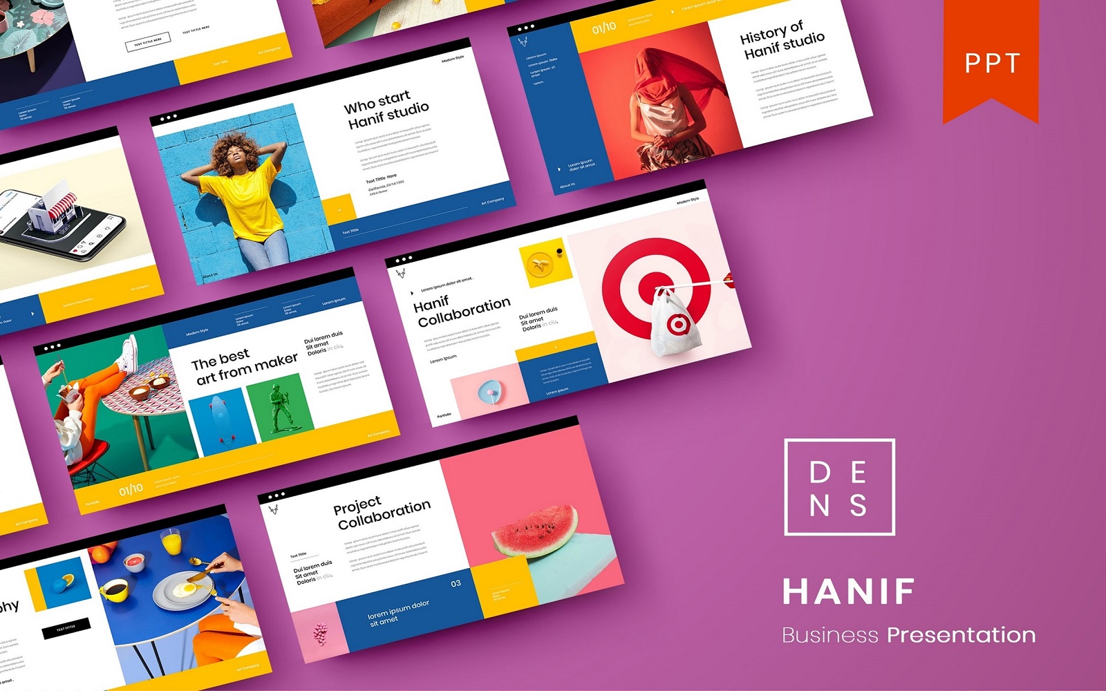 Hanif – Business PowerPoint Template