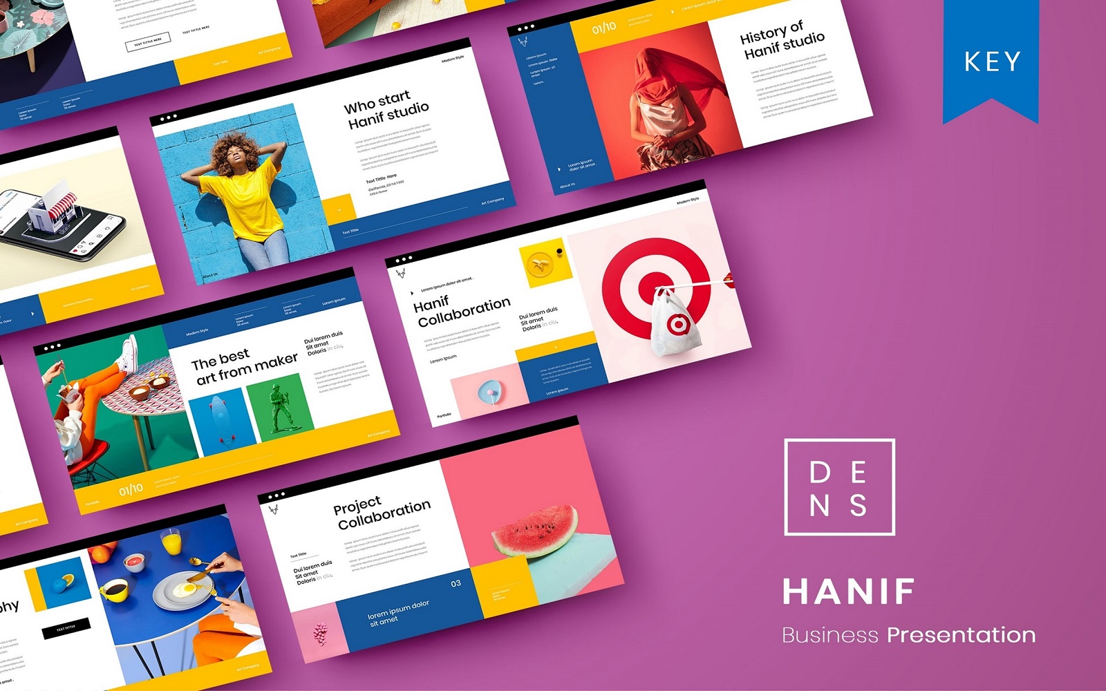 Hanif – Business Keynote Template