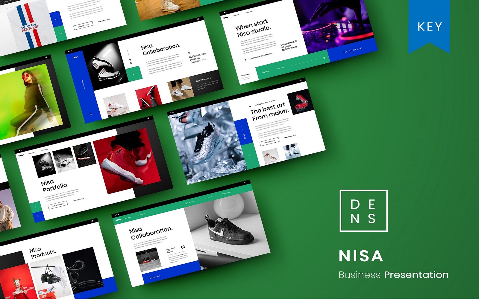 Nisa - Business Google Slide Template