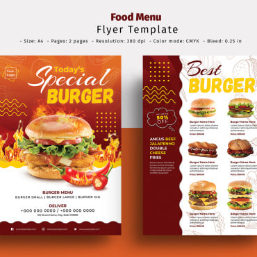 Flyer Food Corporate Identity 272600
