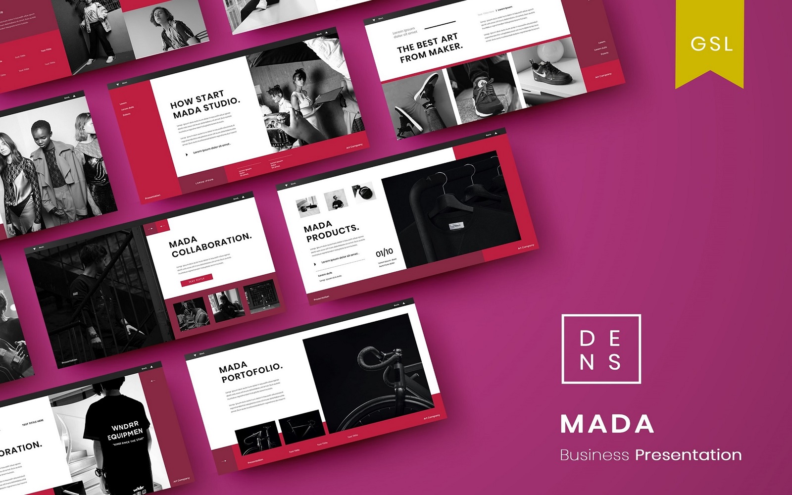 Mada - Business Google Slide Template