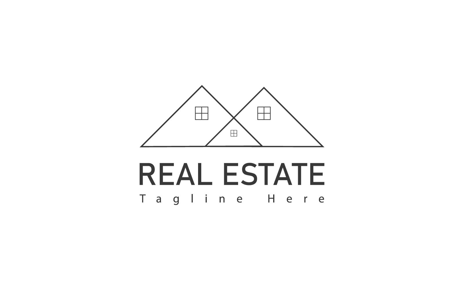 Real Estate House Logo Design