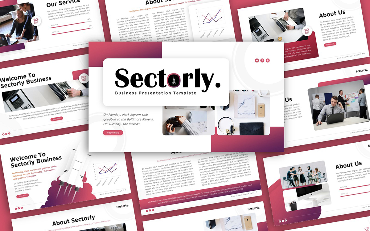 Sectorly Business Multipurpose Presentation Template