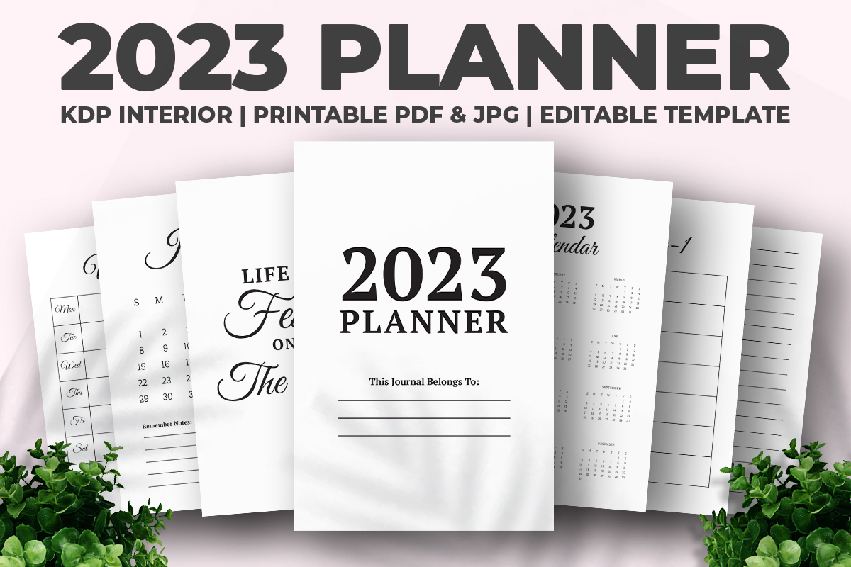 2023 Planner KDP Interior