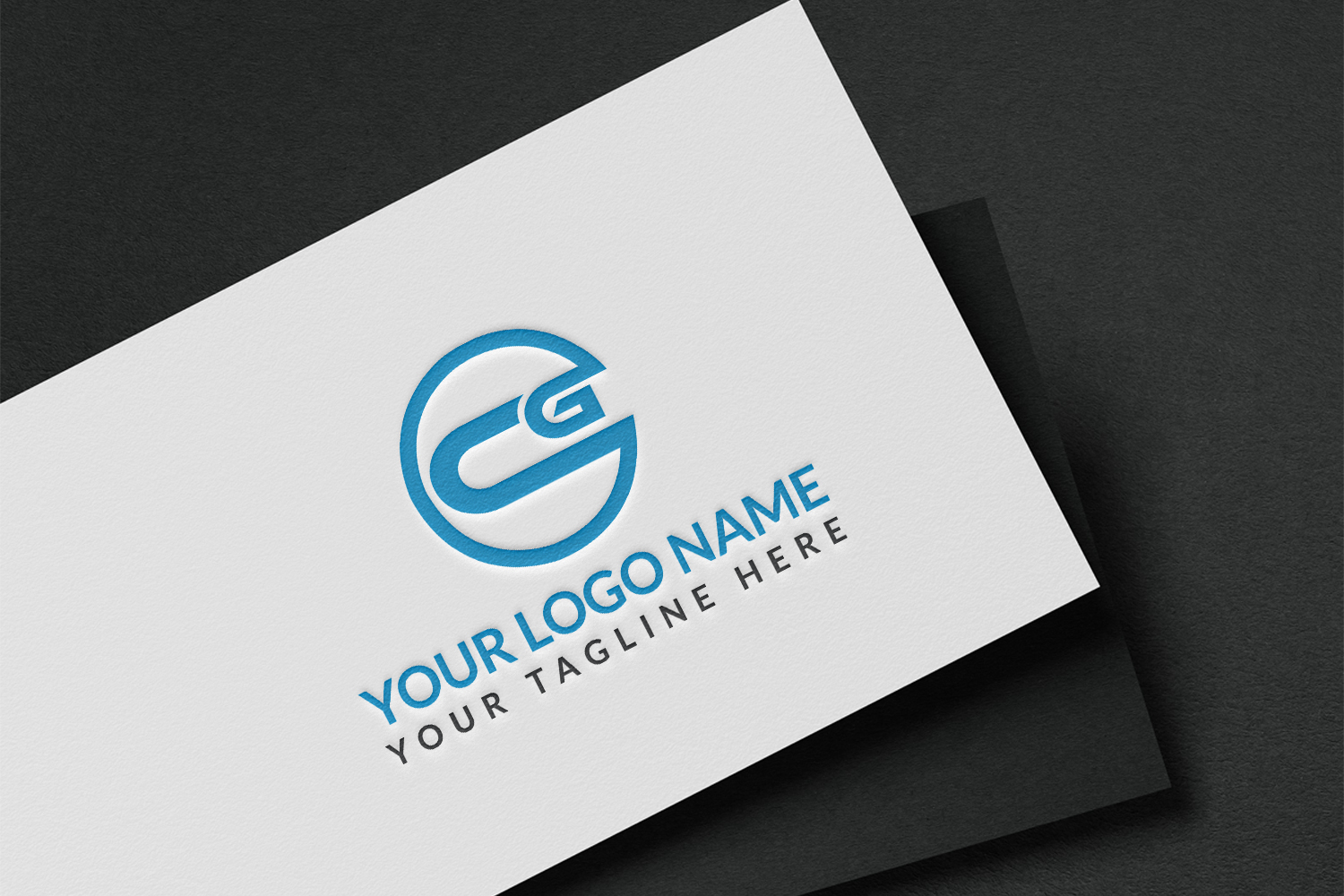 CG Letter Logo Design Template