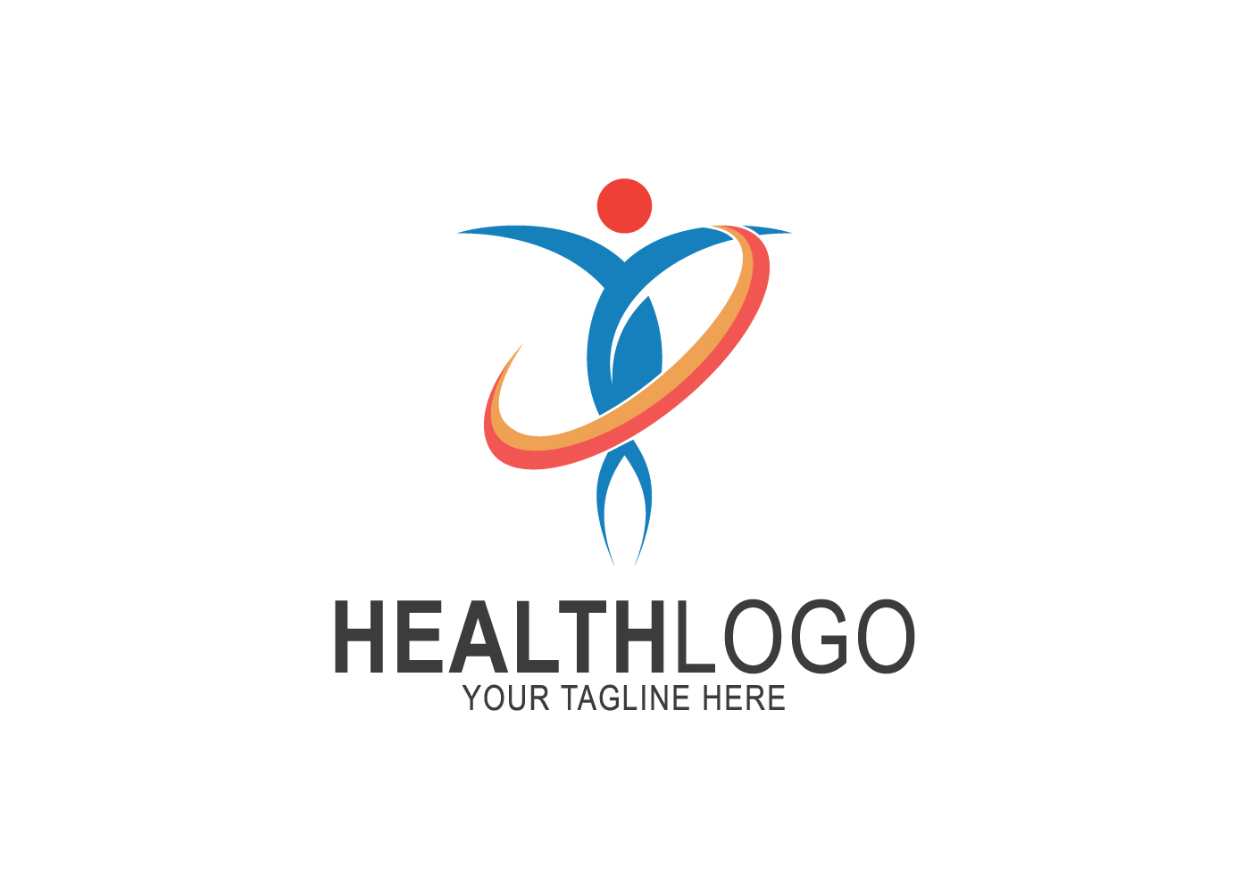 Healthy People Logo Template