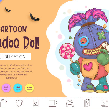 Voodoo Doll Vectors Templates 272902