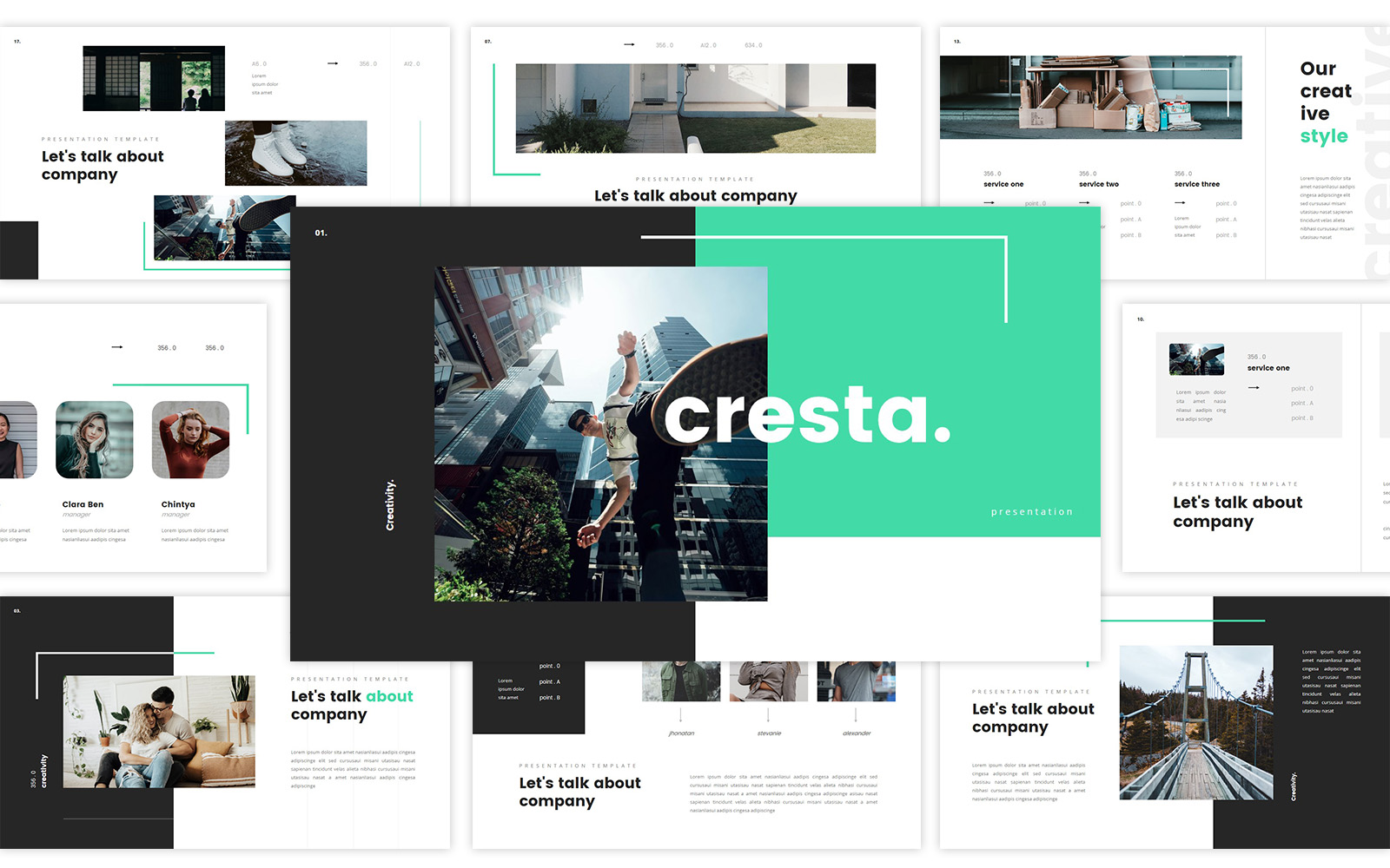 Cresta – Creative Google Slides
