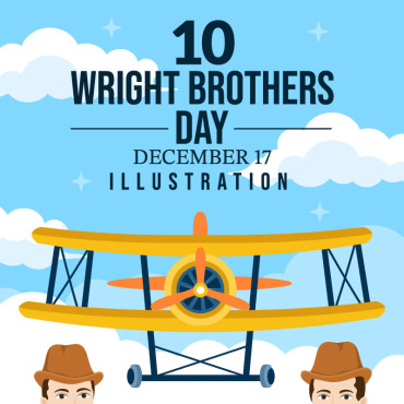 Brothers Wright Illustrations Templates 273024