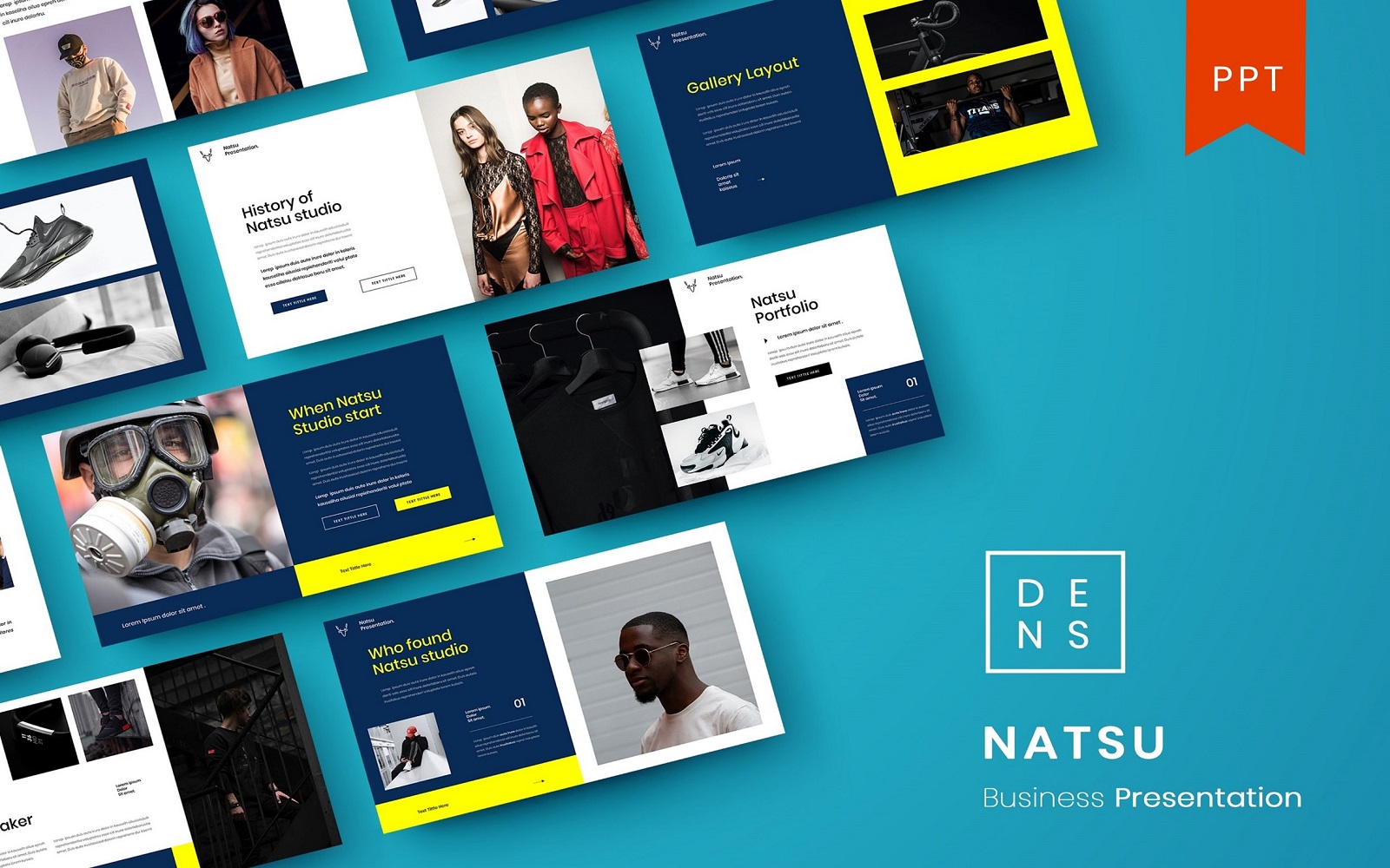 Natsu – Business PowerPoint Template