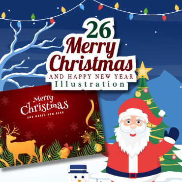 Christmas New Illustrations Templates 273421