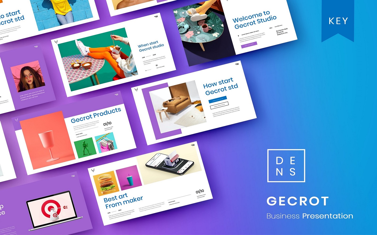 Gecrot – Business Keynote Template