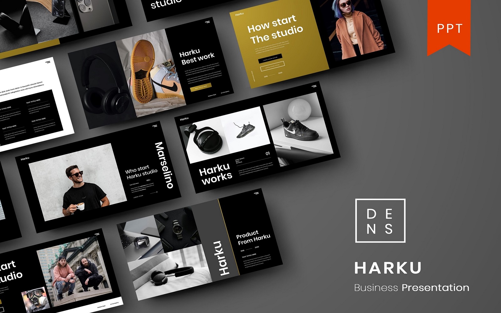 Harku – Business PowerPoint Template