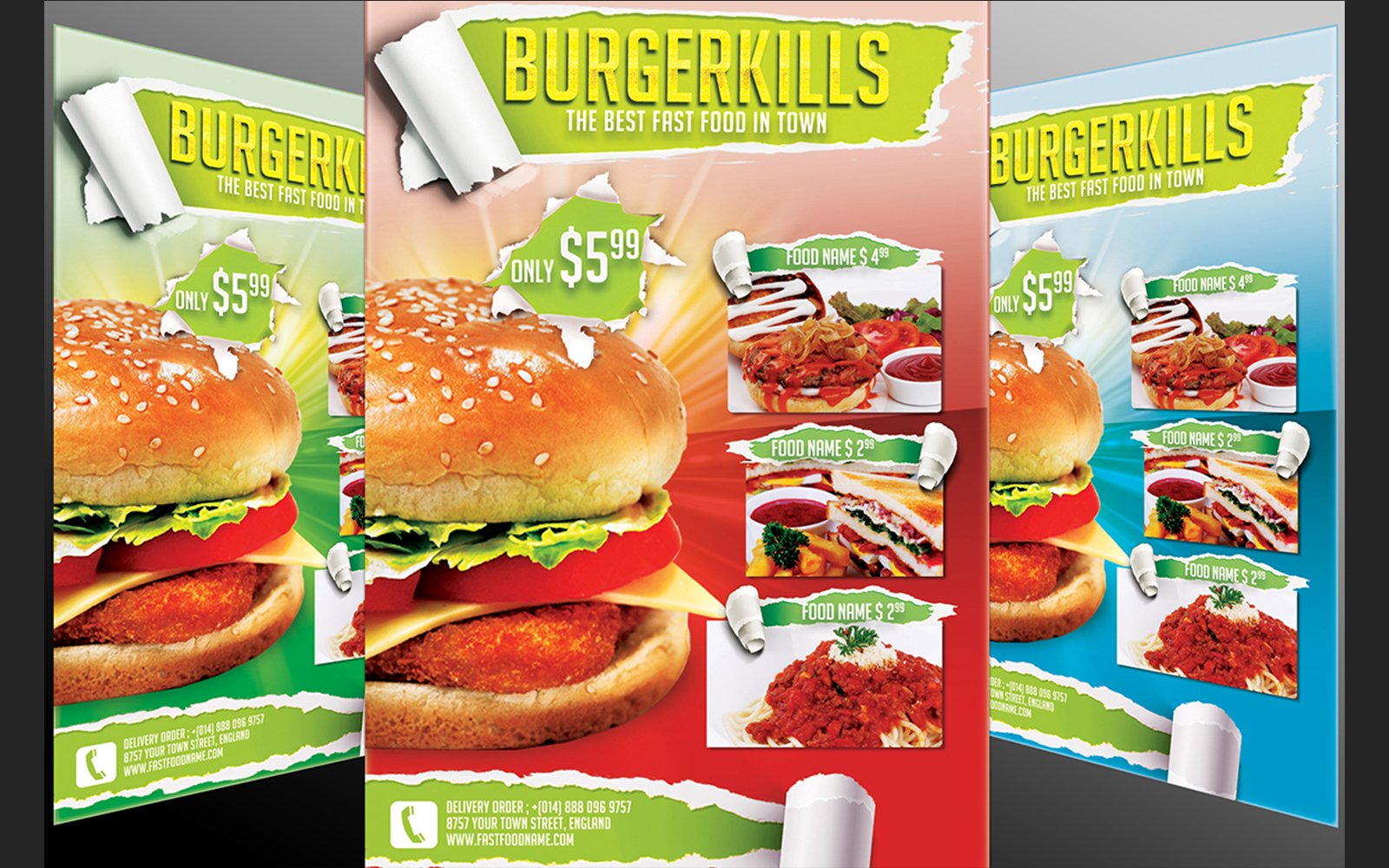 Fast Food Flyer  Template