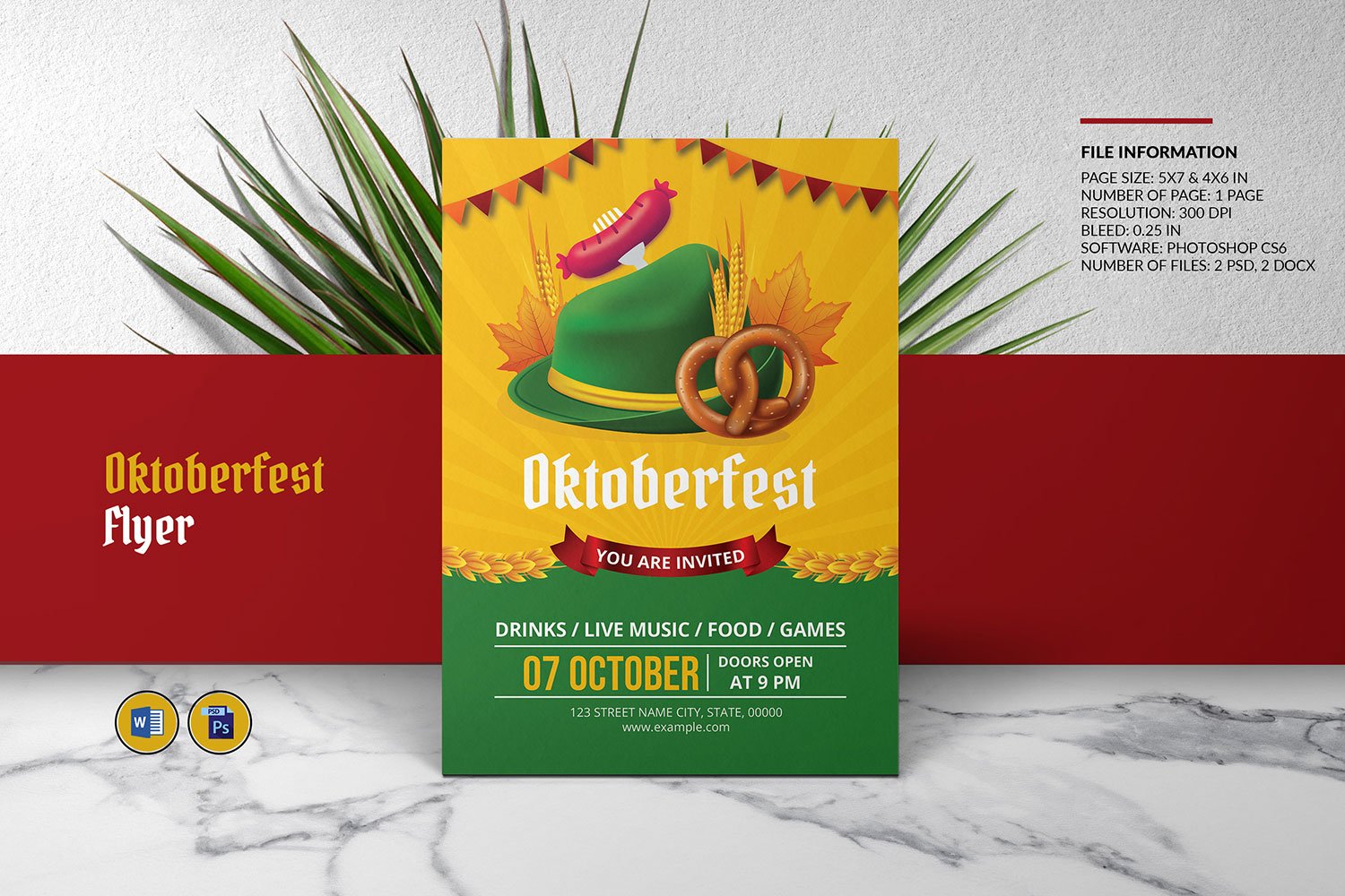 Oktoberfest Party Flyer / Invitation