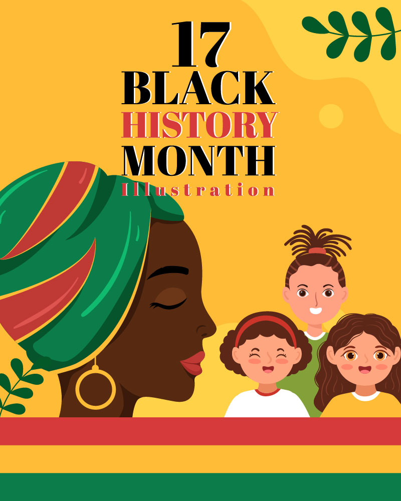 17 Black History Month Illustration