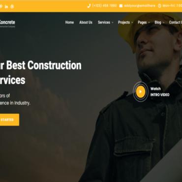 Architecture Build Responsive Website Templates 273575