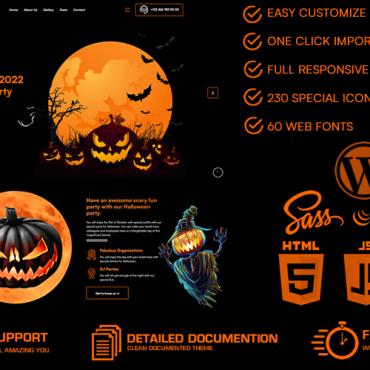 Halloween Templates WordPress Themes 273578