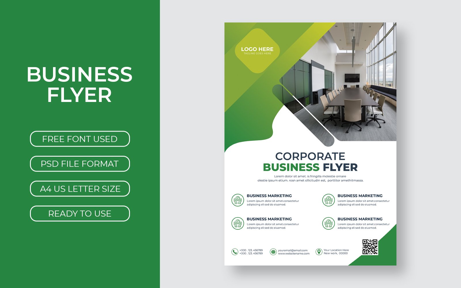 Corporate Business Agency Flyer Template Design