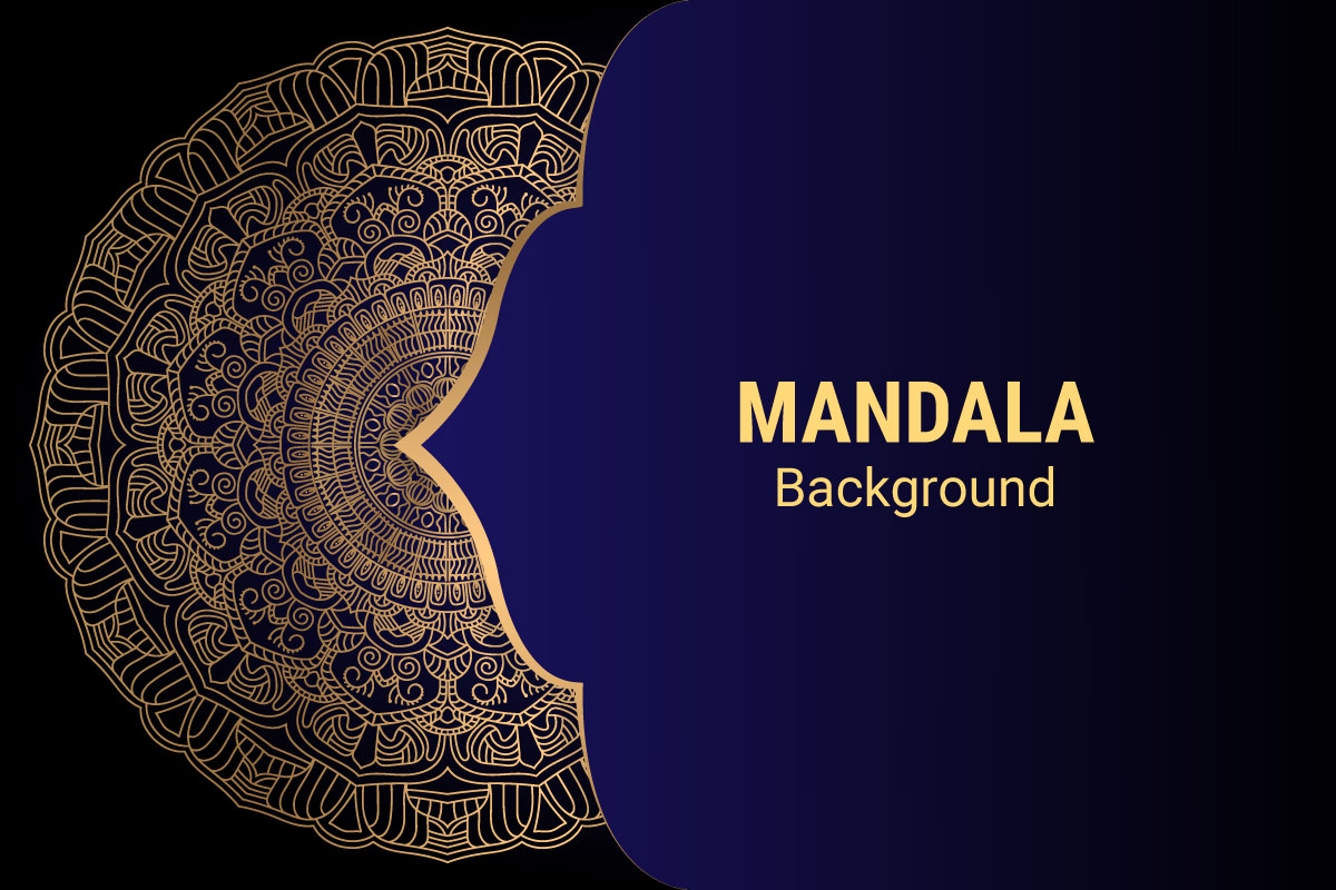 luxury mandala design background