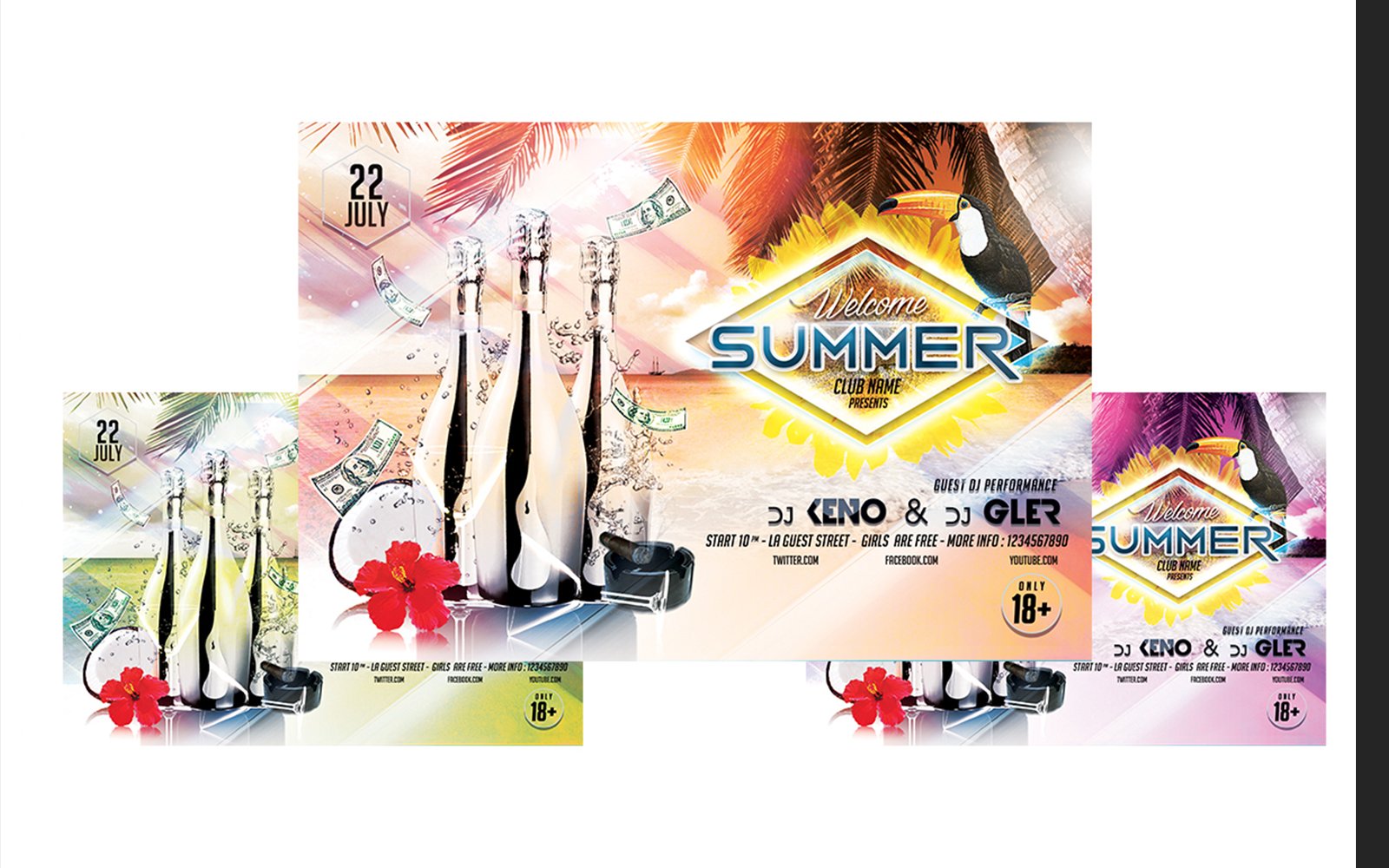 Welcome Summer Flyer Template