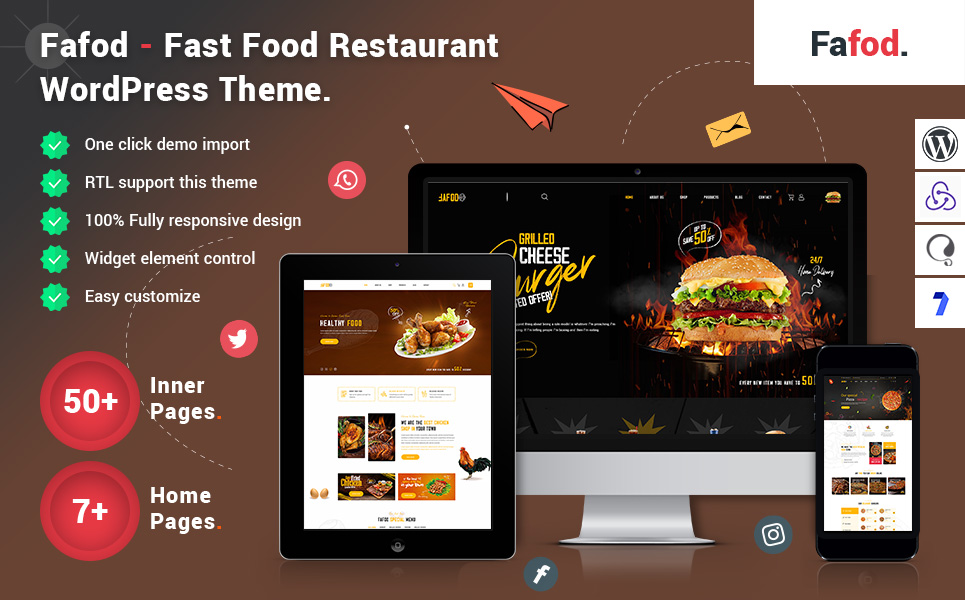 Gogrin - Fast Food Restaurant WordPress Theme