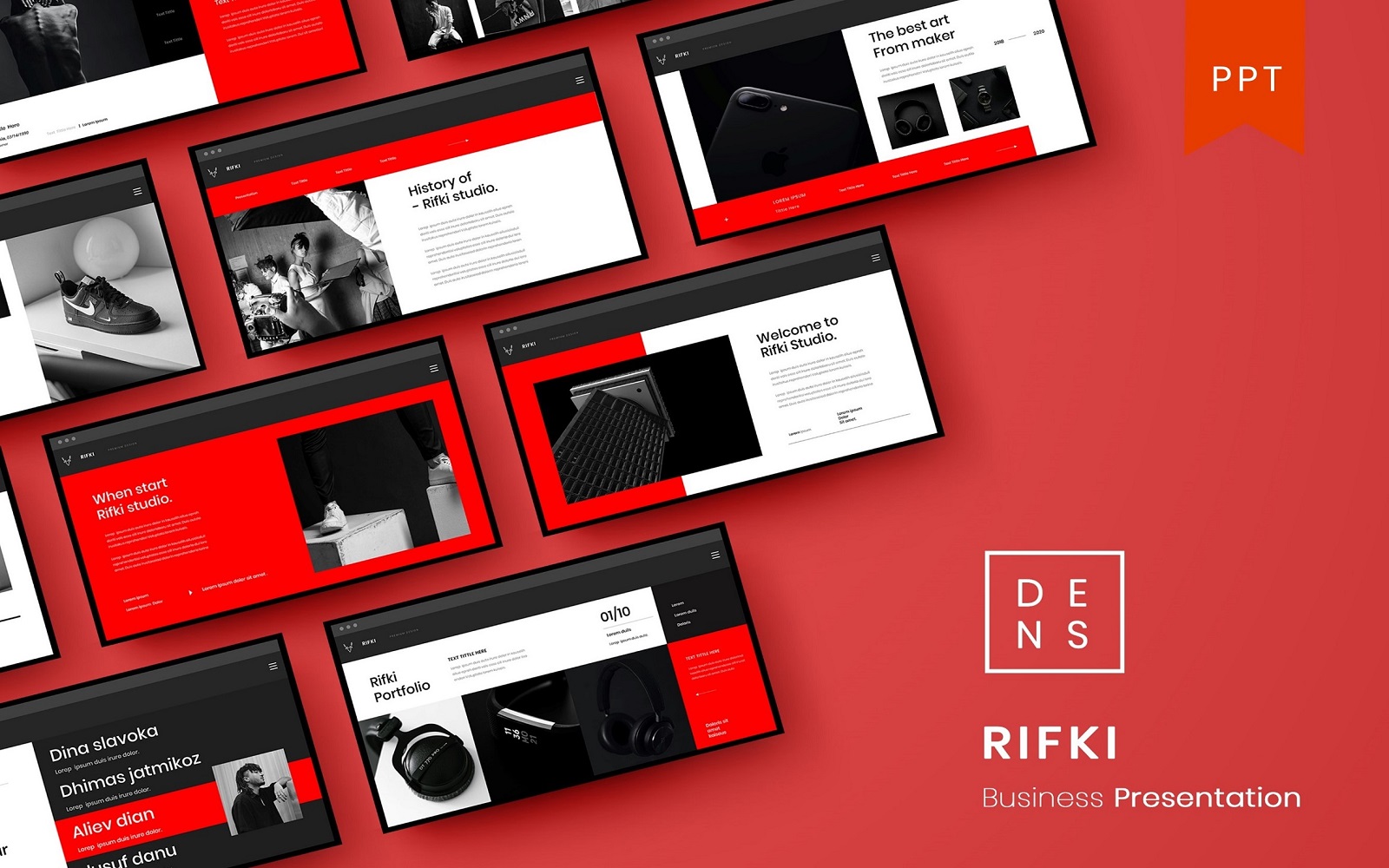 Rifki – Business PowerPoint Template