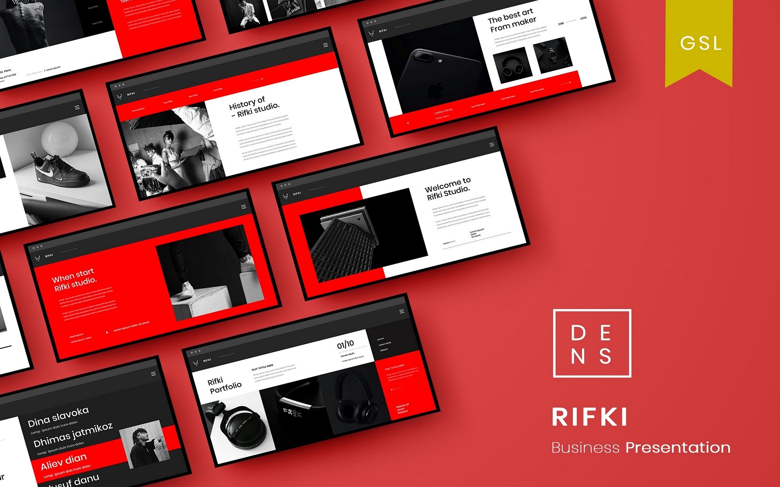 Rifki - Business Google Slide Template