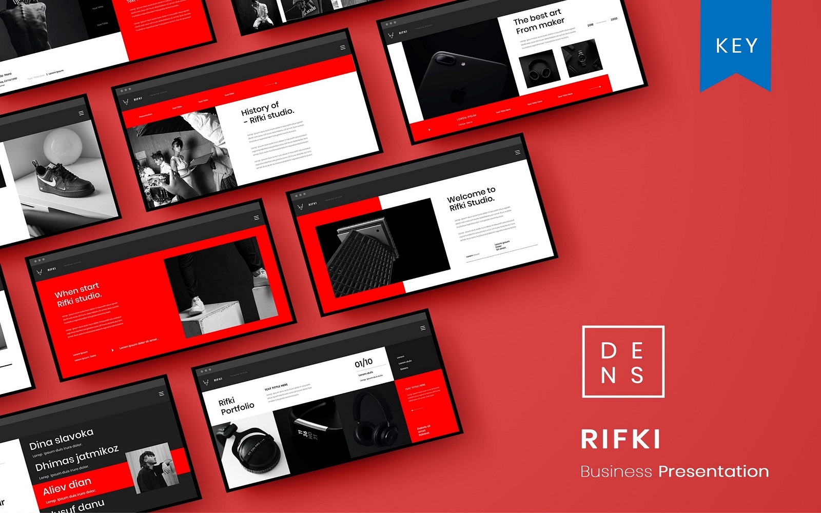 Rifki – Business Keynote Template