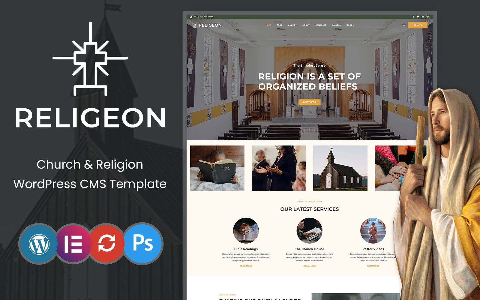 Religeon - Church, Religion and Charity WordPress Theme