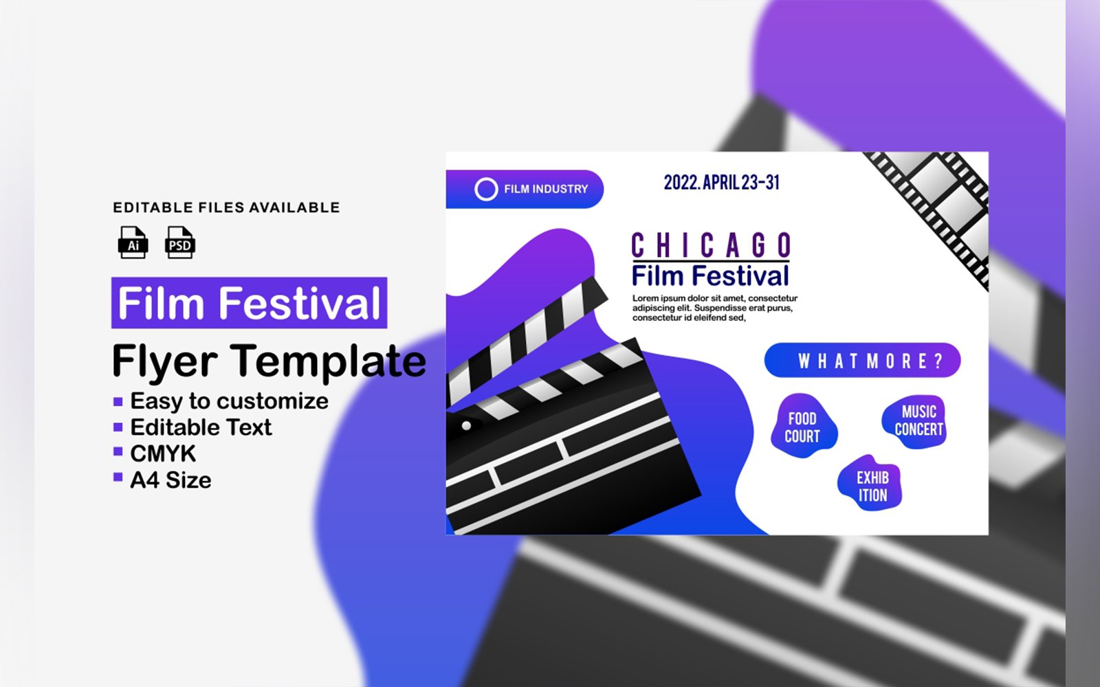 Film Festival Flyer Template