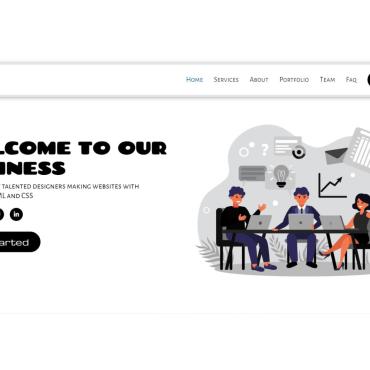 Bootstrap Business Landing Page Templates 274082