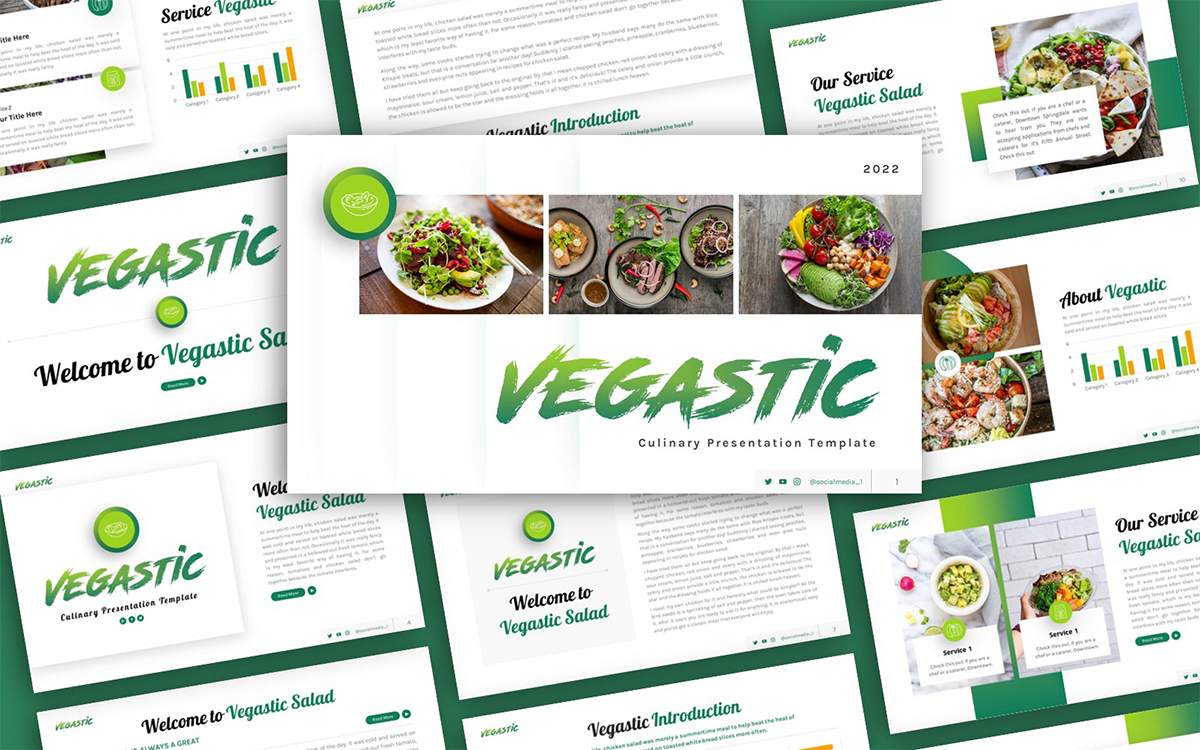 Vegastic Culinary Multipurpose PowerPoint Presentation Template