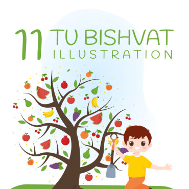 Bishvat Bishvat Illustrations Templates 274164