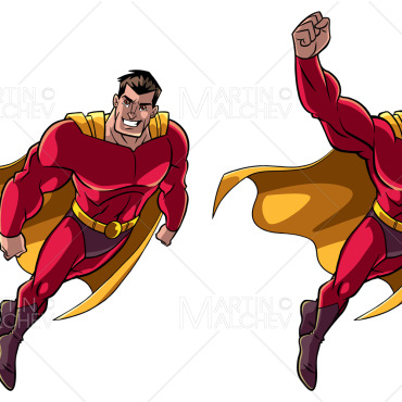 Superhero Super Illustrations Templates 274218
