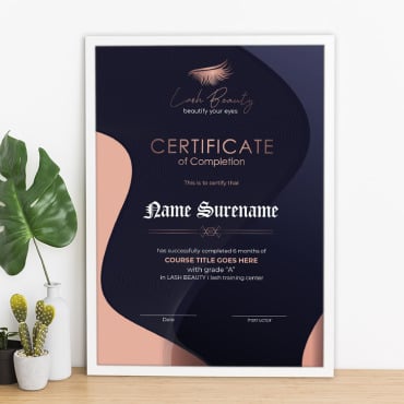 Completion Training Certificate Templates 274228