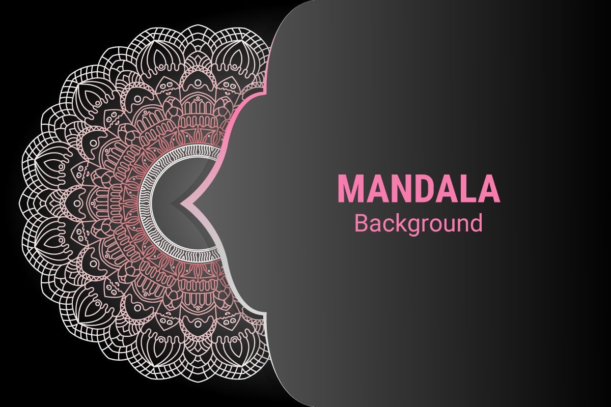 Mandala Round Ornament Background