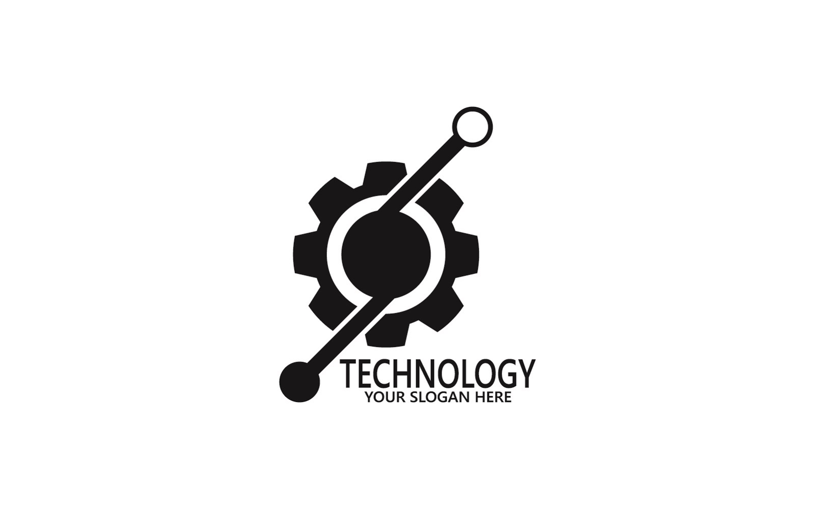 Technology Logo Vector Template Illustration 5
