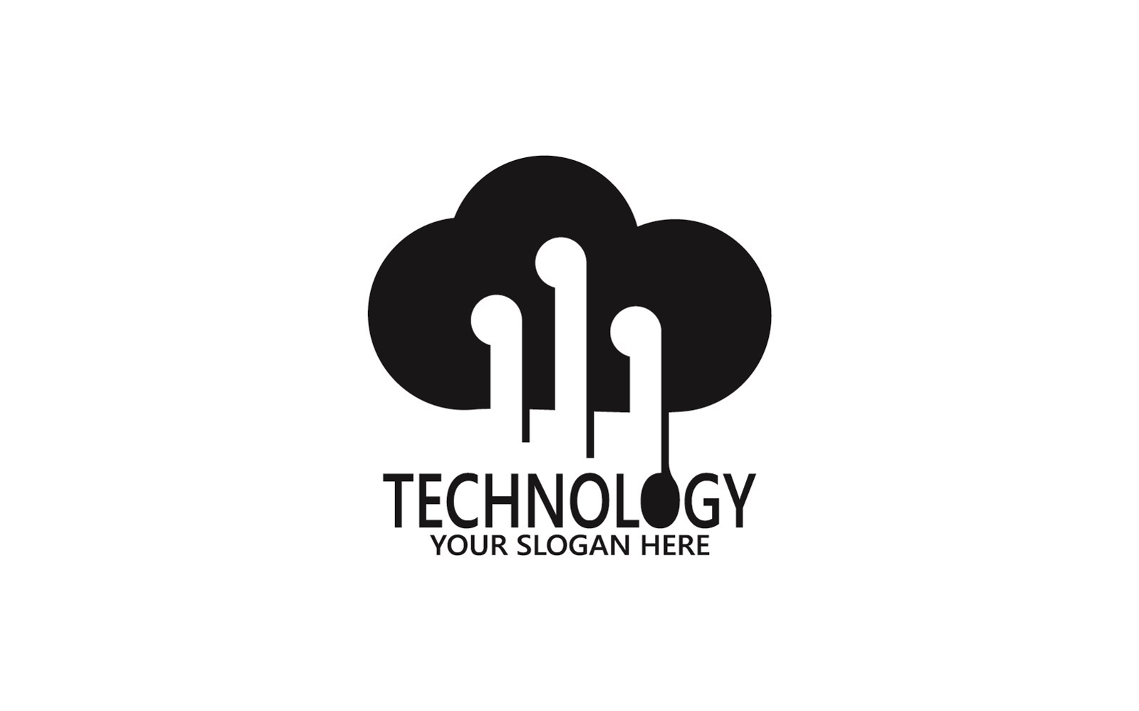 Technology Logo Vector Template Illustration 7