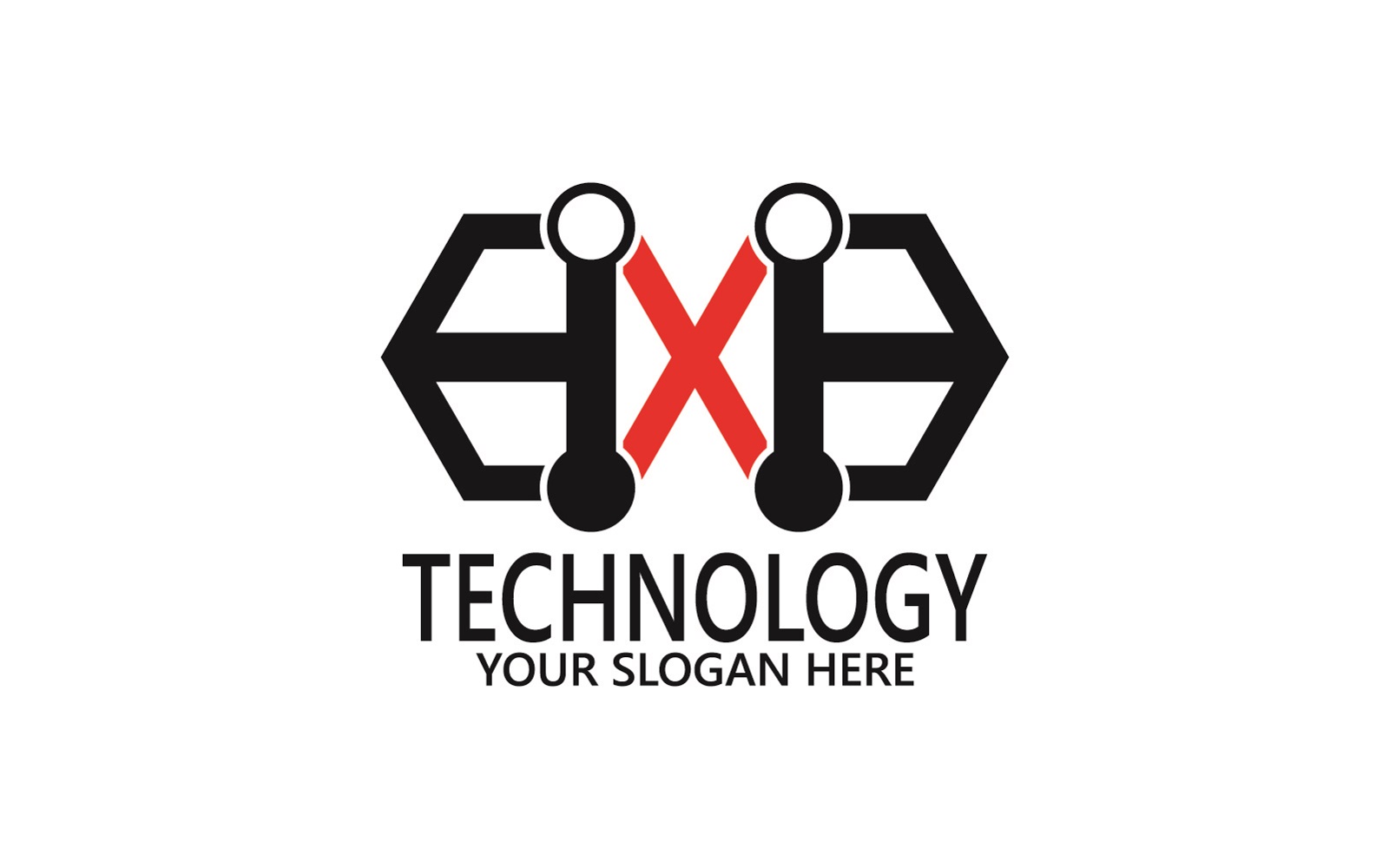 Technology Logo Vector Template Illustration 10