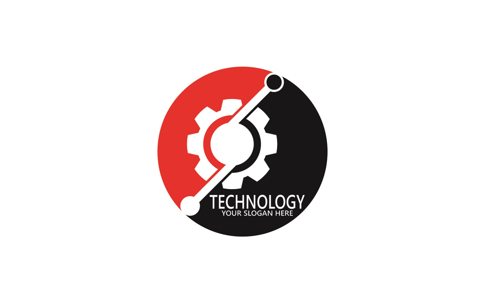 Technology Logo Vector Template Illustration 14